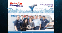 Desktop Screenshot of priorityplumbing.ca