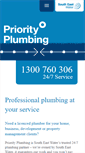 Mobile Screenshot of priorityplumbing.net.au